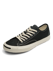 スマイルデザイン入り14オンス帆布使用、特許技術で安定感を高めた男女兼用キャンバススニーカー