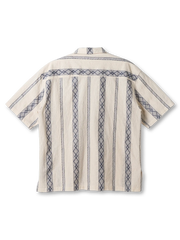ジャカード刺繍キューバシャツ