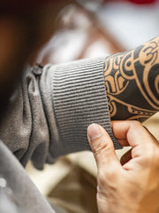 ニットポロ 長袖 プルオーバー