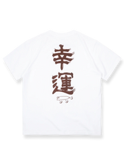 鯉のぼり柄が温度でオレンジ⇔赤に変化する感温プリントTシャツ