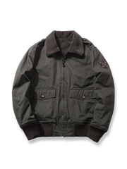 裏起毛ラムフリース襟付きジャケットの製品イメージ