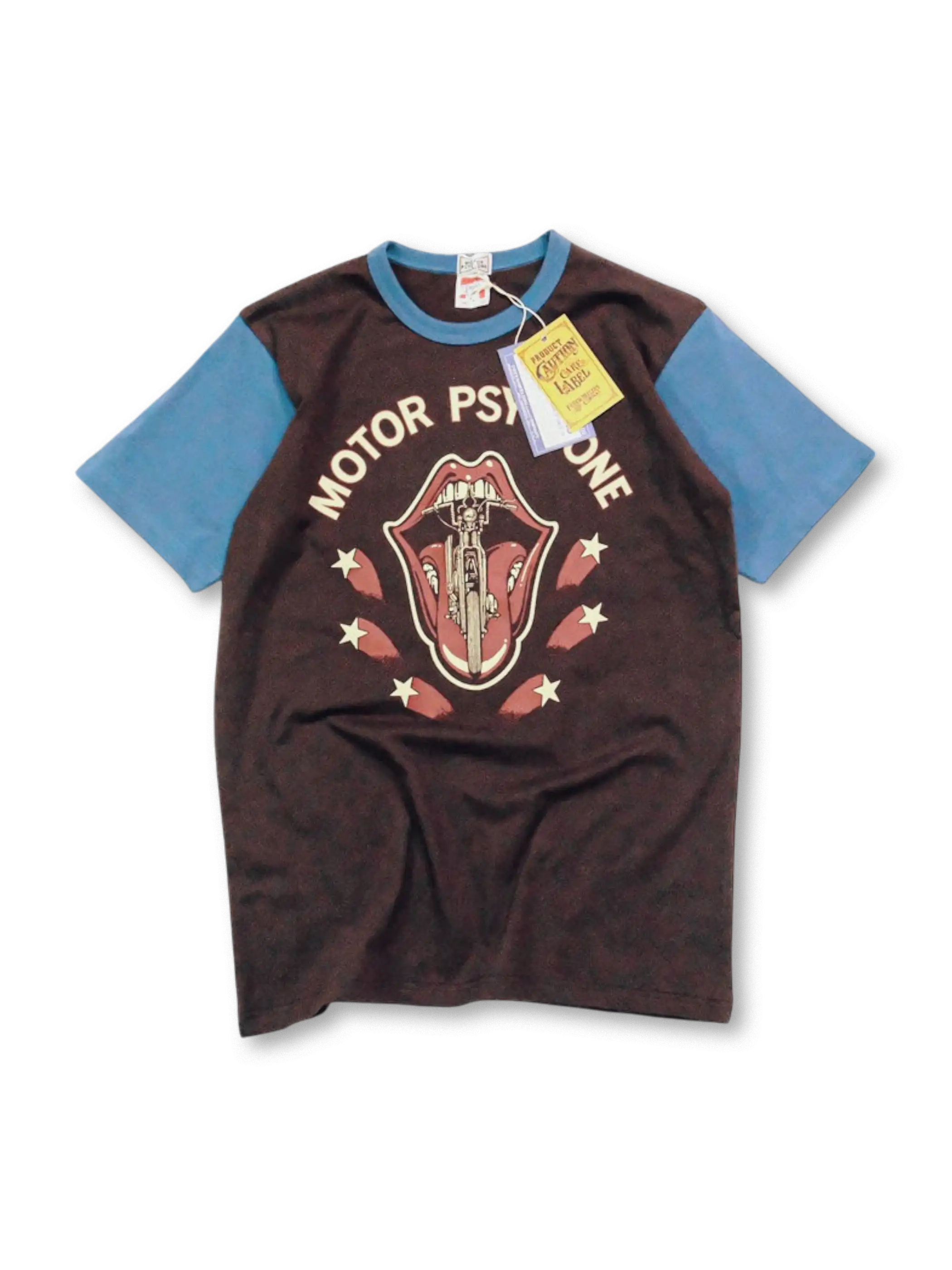 1969年オルタモントスピードウェイの熱狂を表現したヴィンテージ風ラグランTシャツ