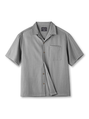 ライトレトロ キューバカラーシャツ全体像(ソルト&ペッパー)