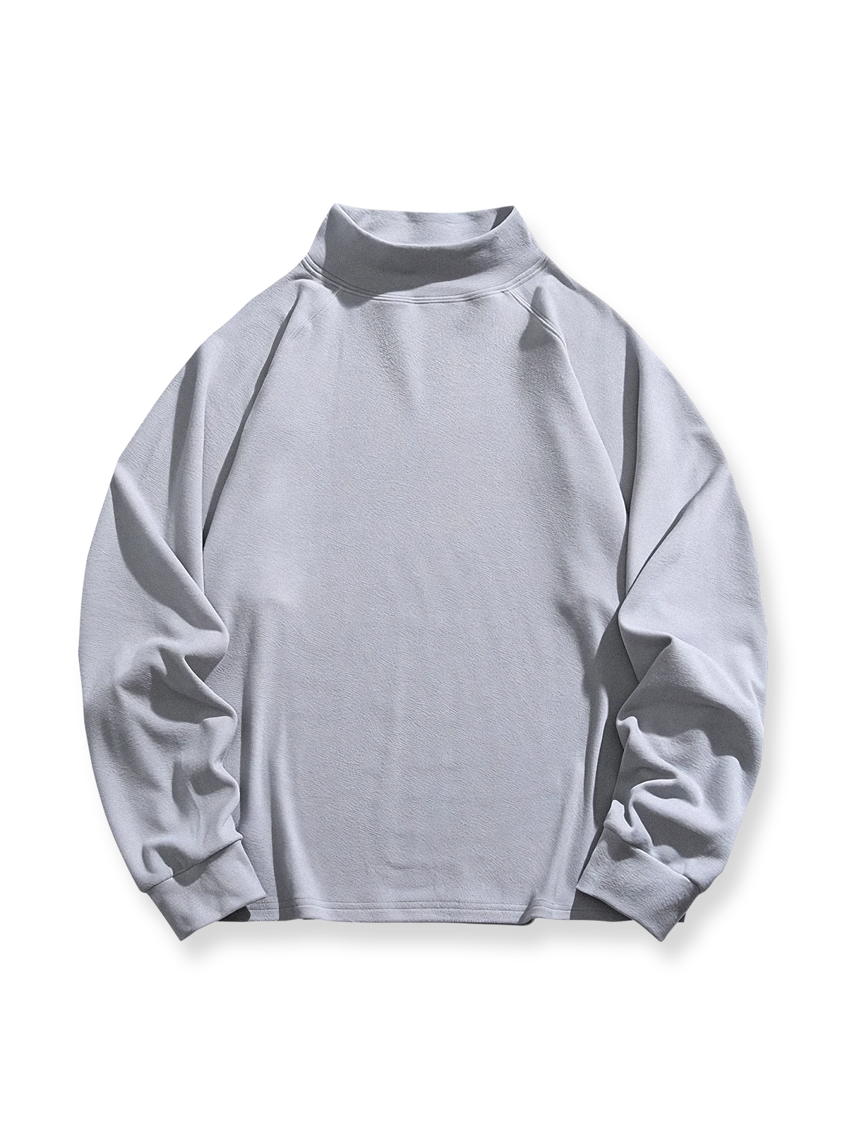 3色展開の軽量ハイネックスウェット。柔らかく通気性良好で保温性も備えた快適な一着。