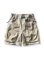 パネルポケット付き軽量アウトドアカーゴショーツ