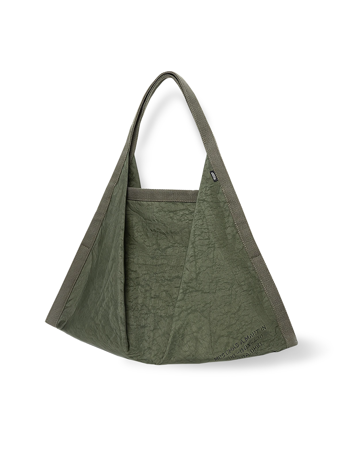 数量限定撥水大容量トートバッグ、古紙風テクスチャ、磁気ボタン開閉、速乾ナイロン素材