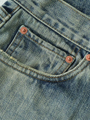 限定蛇毒シグネチャー赤耳デニムワイドパンツ