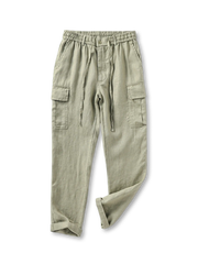 リネンカーゴリラックスパンツ