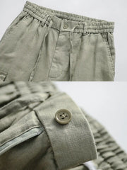 リネンカーゴリラックスパンツ