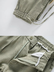 リネンカーゴリラックスパンツ