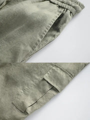 リネンカーゴリラックスパンツ