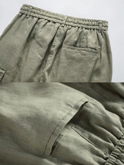 リネンカーゴリラックスパンツ