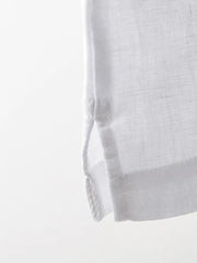 リネンポケットクルーネックTシャツ