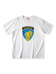 ラッキースリーサーティーン エアボーン ユニコーントレーニングTシャツ(グレー・ホワイト)全体像