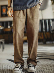 リヨセル混 ベイカーパンツ イージー仕様