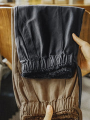 リヨセル混 ベイカーパンツ イージー仕様