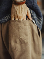 リヨセル混 ベイカーパンツ イージー仕様