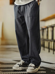 リヨセル混 ベイカーパンツ イージー仕様