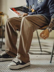 リヨセル混 ベイカーパンツ イージー仕様