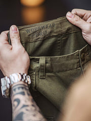 M-51ミリタリースタイル マルチポケットカーゴパンツ