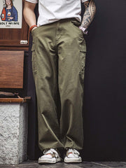 M-51ミリタリースタイル マルチポケットカーゴパンツ