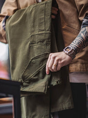 M-51ミリタリースタイル マルチポケットカーゴパンツ