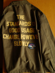 M43 ヘビーウェイト刺繍シャツジャケット