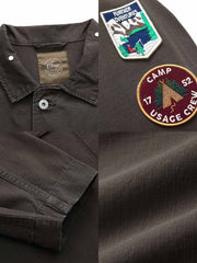 M43 ヘビーウェイト刺繍シャツジャケット