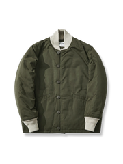 M43ベースボールカラ―中綿ジャケットの製品イメージ