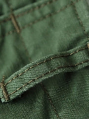 M51スタイルハイウエストワイドカーゴパンツ330g