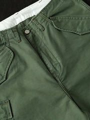 M51スタイルハイウエストワイドカーゴパンツ330g