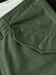 M51スタイルハイウエストワイドカーゴパンツ330g