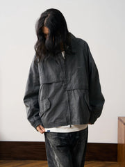 M65 非対称 ウォッシュ ジャケット
