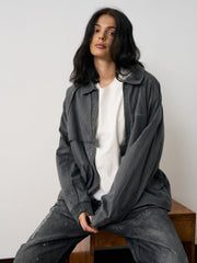 M65 非対称 ウォッシュ ジャケット