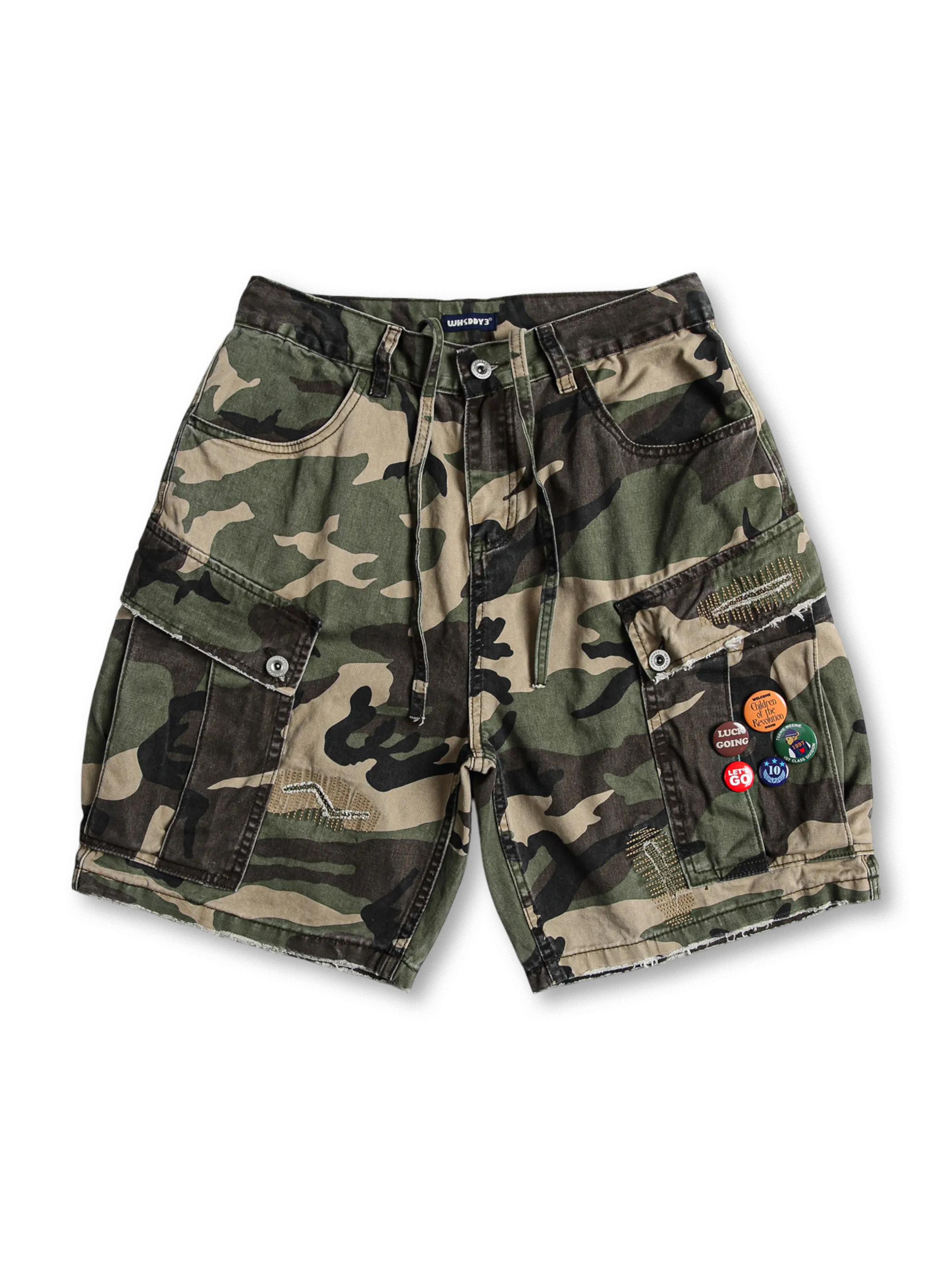 1950年代米軍M65フィールドパンツを踏襲し、水洗い&ダメージ加工を施したコットンキャンバス製カーゴショーツ