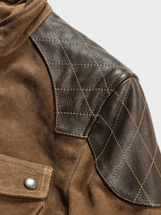 M65スウェード スタンドカラー レザージャケット