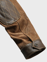 M65スウェード スタンドカラー レザージャケット