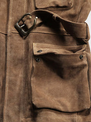 M65スウェード スタンドカラー レザージャケット