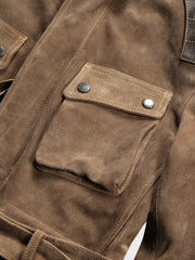 M65スウェード スタンドカラー レザージャケット