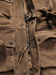 M65スウェード スタンドカラー レザージャケット