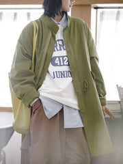 M65オリーブグリーンルーズフィットパーカ