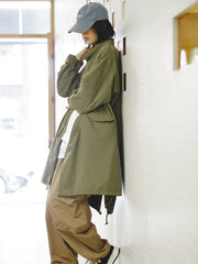 M65オリーブグリーンルーズフィットパーカ