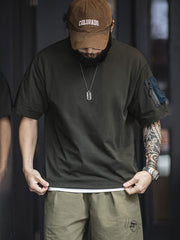 MA-1ポケット付き半袖シャツ