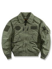 リブ襟・袖口・裾と取り外し可能なフラップが特徴のMA-1マジックフライトジャケット構想