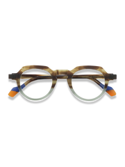 マットなべっ甲フレームのブルーライトカットメガネ