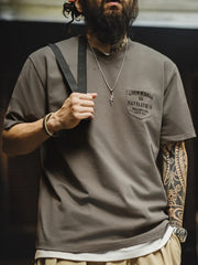 ミリタリーテイストVネックポケットTシャツ