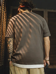 ミリタリーテイストVネックポケットTシャツ