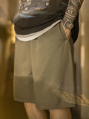 ミックスコットンカーキショーツ