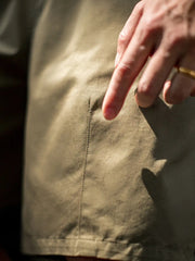 ミックスコットンカーキショーツ