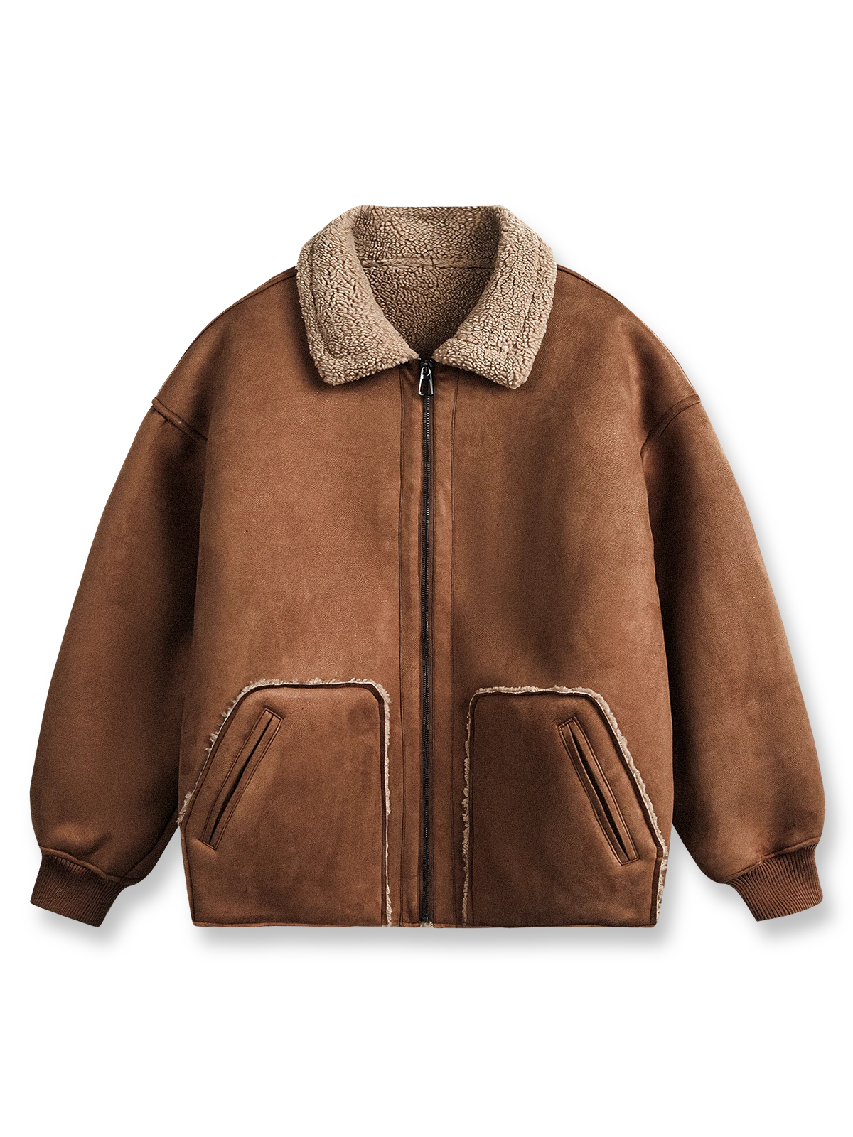 ムートン一体型と中空構造で保温性と軽さを両立したレトロワークスタイルの中綿ジャケット